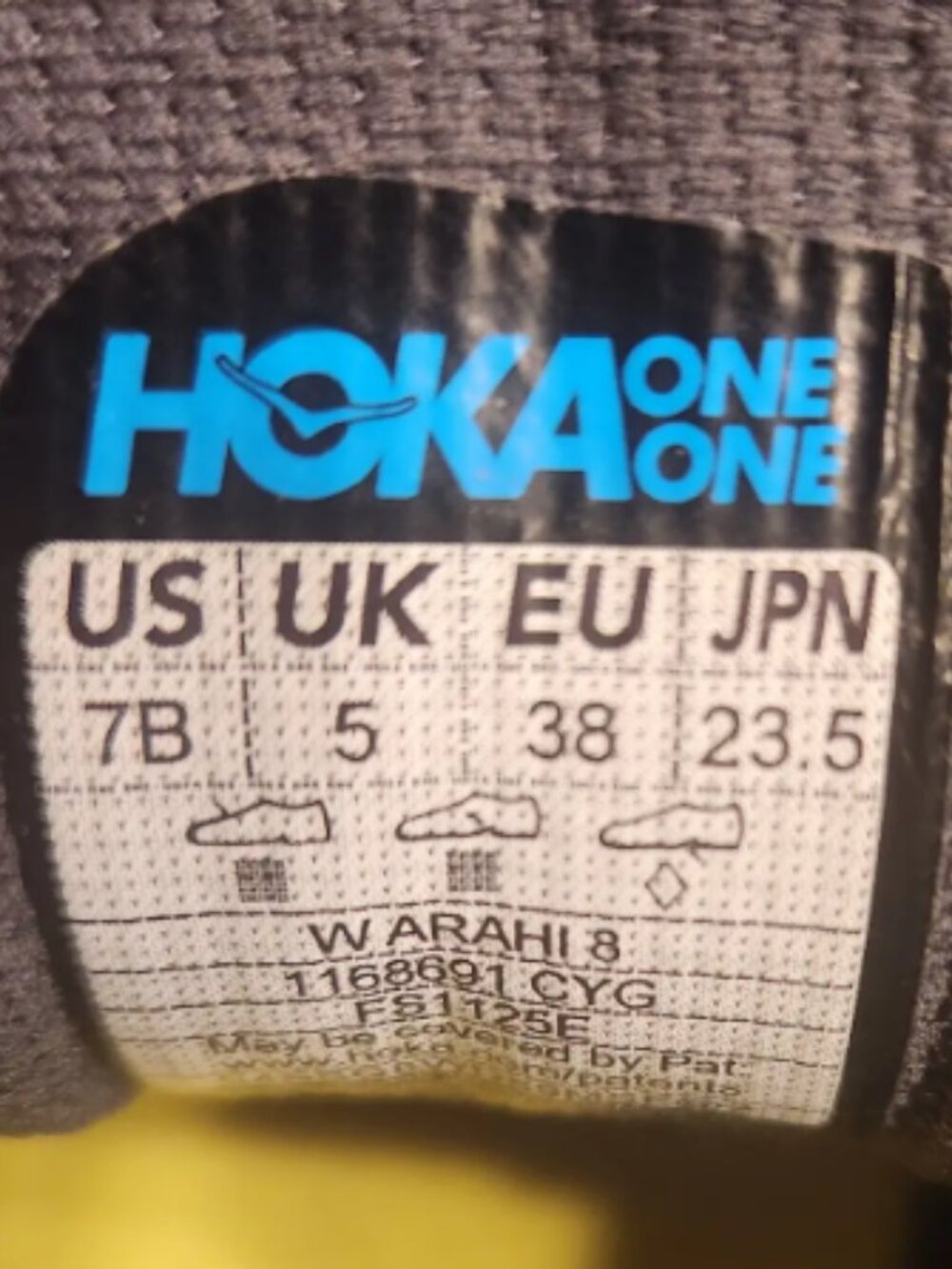 Women's HOKA Arahi 8 Running Shoes - Size 7 - Picture 4 of 4